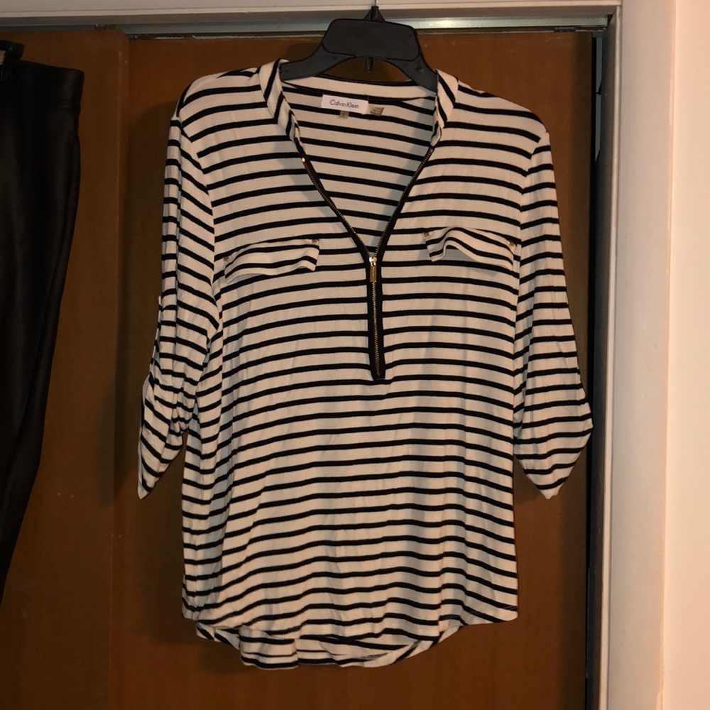 Calvin Klein half zip shirt